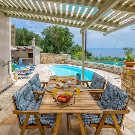 Longós Loggos Seaview Cottage With Private Pool By Konnect מראה חיצוני תמונה