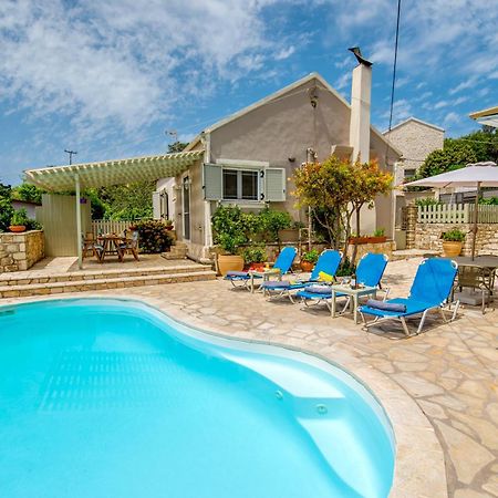 Longós Loggos Seaview Cottage With Private Pool By Konnect מראה חיצוני תמונה