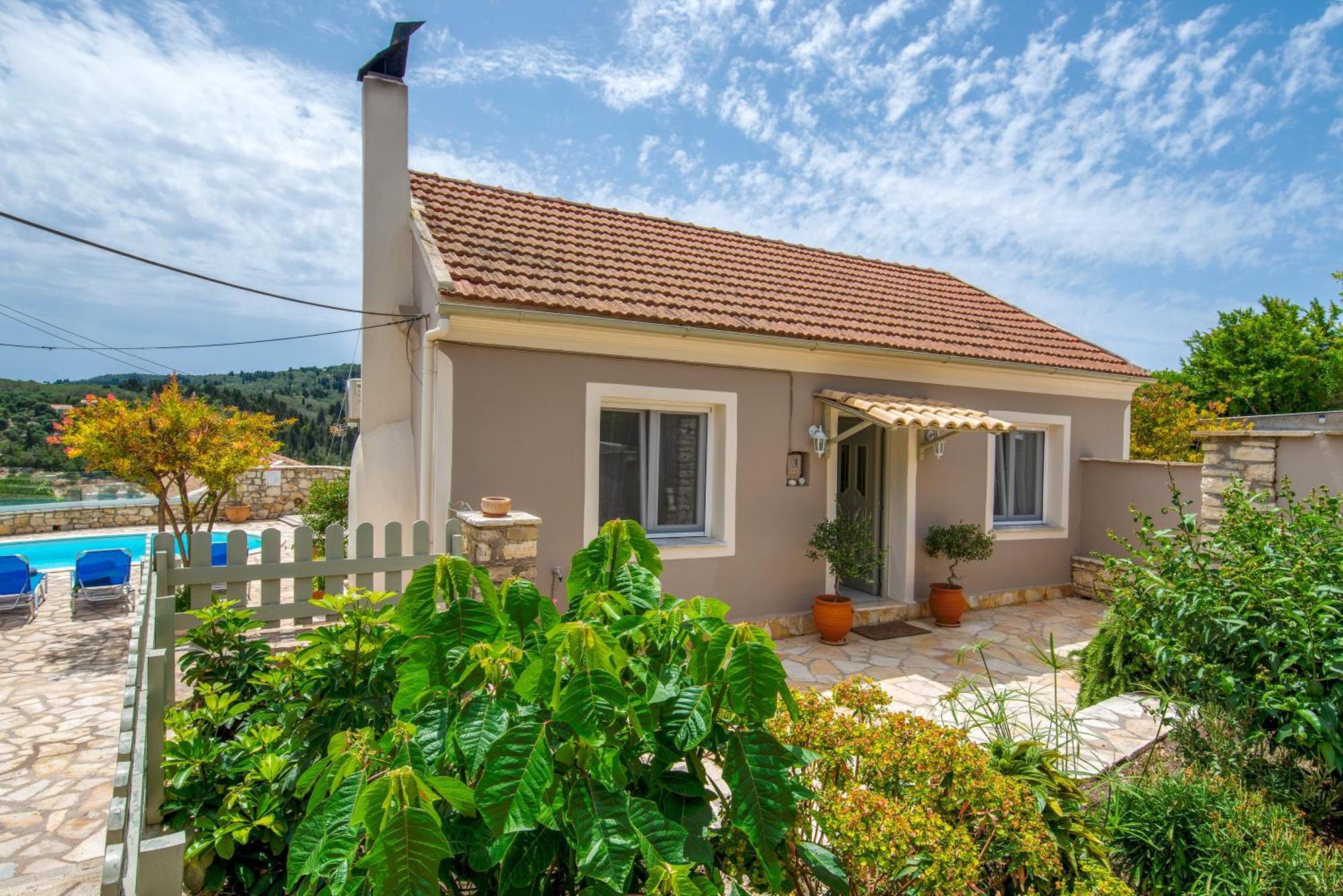 Longós Loggos Seaview Cottage With Private Pool By Konnect מראה חיצוני תמונה